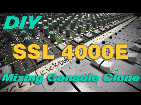 DIY SSL 4000E Mixing Console CLONE,  Analog mixing