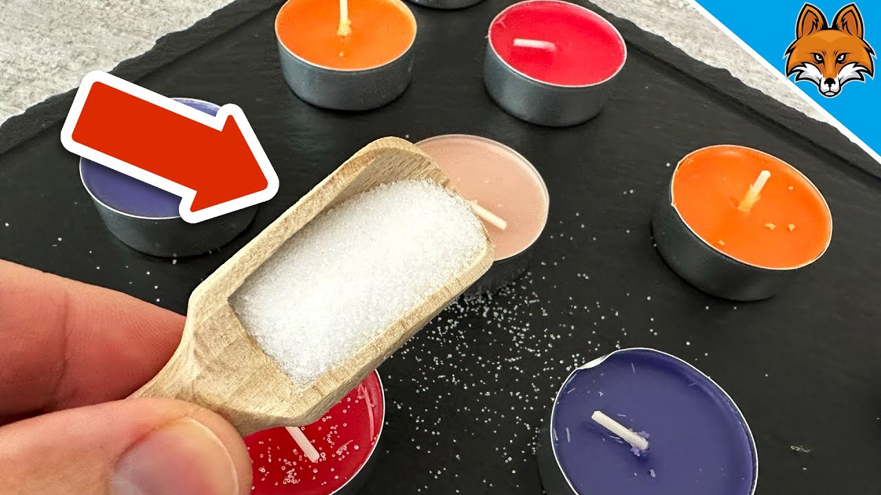 Tip SALT into Candles and WATCH WHAT HAPPENS💥(Genius Trick)🤯