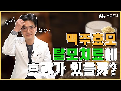 맥주효모???? 탈모치료에 효과가 있을까? 전지훈 원장ㅣ모엠의원(MOEM)ㅣ모발이식ㅣ히든컷