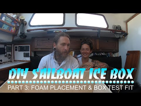 Custom Built Icebox on a 1965 Alberg 30 sailboat - Part 3