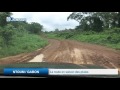 NTOUM / GABON:  La route en saison des pluies