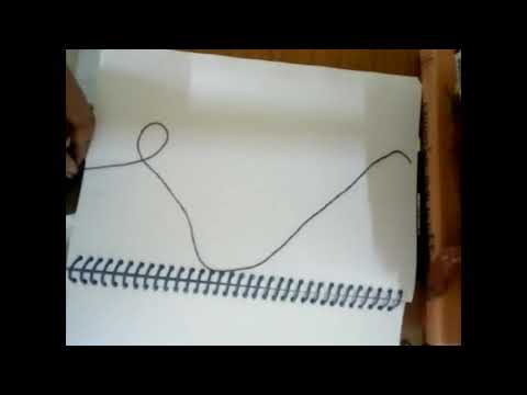 ink thread satesfying drawing #shorts