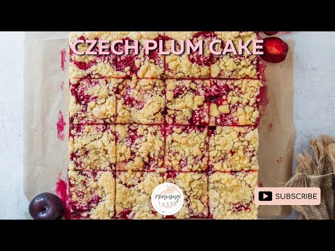 How to make Czech Plum Cake | Bakes in 30 minutes | Serves 16