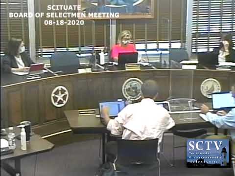 Scituate Board of Selectmen Meeting - 08/18/2020
