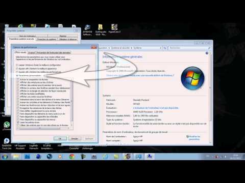 comment augmenter indice de performance du bureau pour windows aero