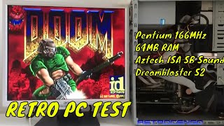 Intel Pentium 166MHz Aztech ISA soundcard with Dreamblaster S2