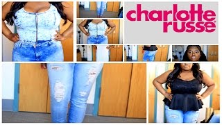 NEW Charlotte Russe PLUS SIZE Line?!! Spring Try On Haul + Review