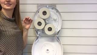 How to Load a North Shore Orbit Toilet Roll Dispenser