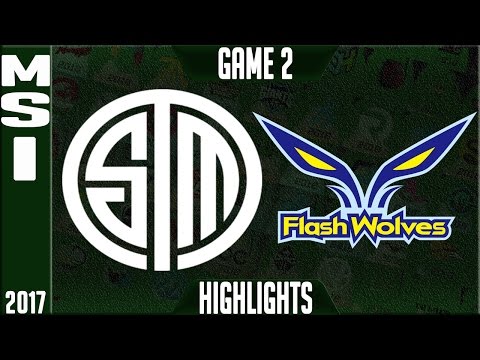 TSM vs Flash Wolves Highlights MSI 2017 Day 5 Group Stage - TSM vs FW Highlights