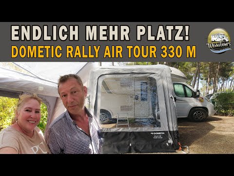 Our new awning for the motorhome 🚐 – Dometic Rally Air Tour 330 M step by step ⛺