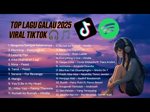 Lagu Galau Viral Tik-Tok 2025 | Playlist Galau Spotify 2025 |Lagu Hits Spotify 2025 | TOP Lagu Galau