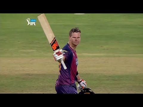 Steve Smith 101(54) vs Gujrat Lions IPL 2016 ball by ball highlights