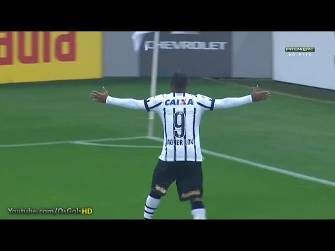Gol de Vagner Love , Corinthians 2 x 0 Ponte Preta - Brasileirão 02/07/2015