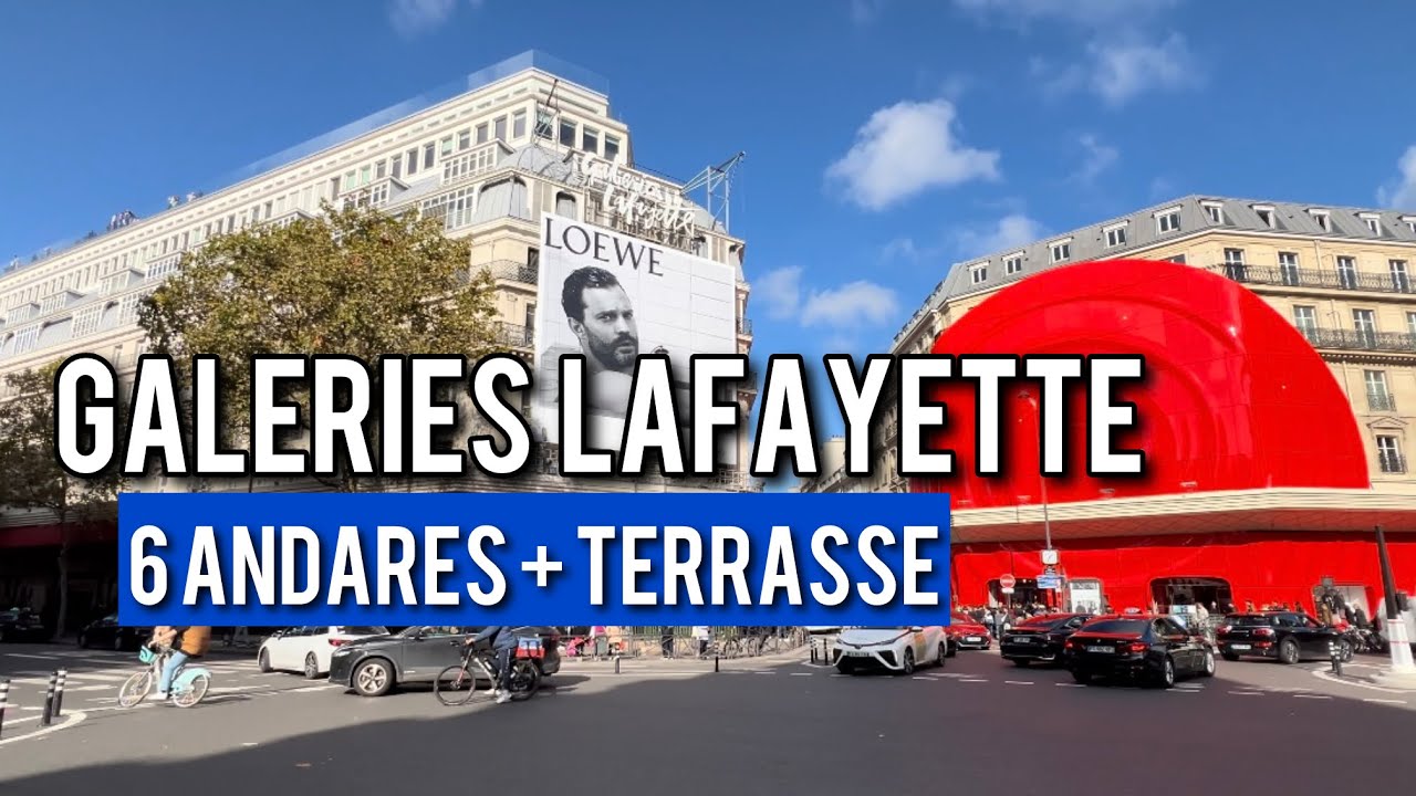 O QUE VER NAS GALERIES LAFAYETTE, O GRANDE MAGASIN MAIS FAMOSO DE PARIS