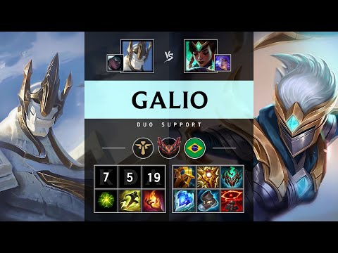 Galio Support vs Karma - BR Grandmaster Patch 25.14
