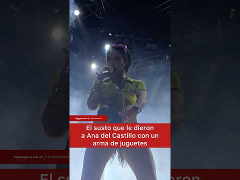 El susto que le dieron a Ana del Castillo con un arma de juguetes