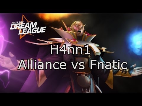 Dota 2 - H4nn1's Invoker vs Alliance @ Dreamleague LAN