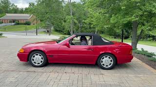1993 Mercedes-Benz 300 SL Convertible Top Operation