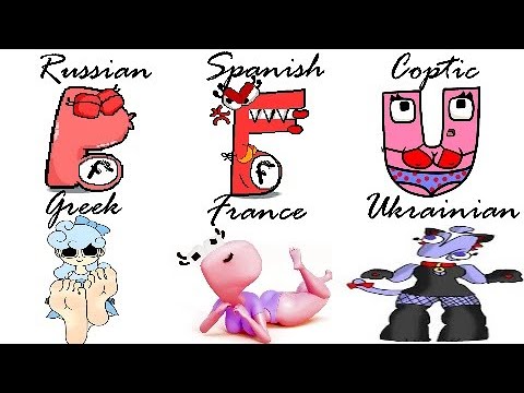 You have never seen such Alphabet lore! ALL but it's different languages! (Full Version)