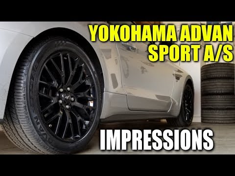 YOKOHAMA ADVAN SPORT A/S TIRE IMPRESSIONS * 2018 MUSTANG GT - Car Vlog - Stang Stories #10