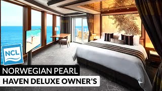 NCL Pearl | The Haven Deluxe Owner's Suite with Large Balcony Full Tour & Review 4K | Category H2