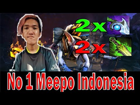 Rusman God !!! Best Meepo Indonesia ?? Double Diffusal and Ethereal Blade !!