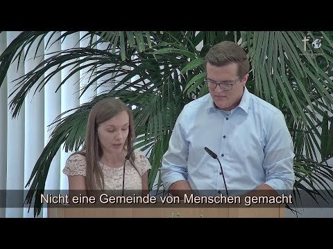 Gedicht - Nicht eine Gemeinde von Menschen gemacht
