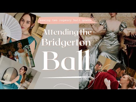 I attended a Bridgerton Ball and Made two Regency Gowns | Regencycore Dream | Thrills and Stitches