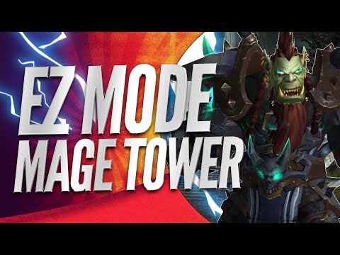 HOW TO BEAT THE NEW MAGE TOWER EZMODE - BLOOD DK