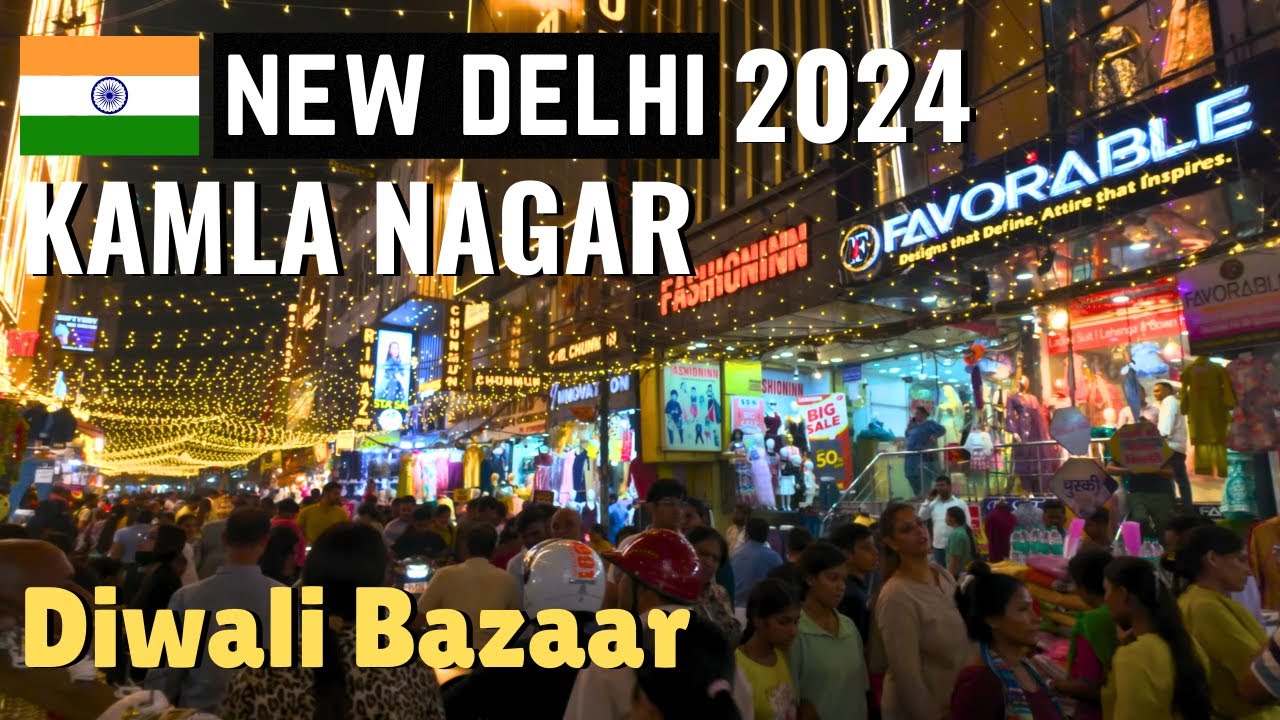 Immersive street-level walking tour through India (Market 34), India, showcasing authentic urban landscapes, local architecture, and the vibrant atmosphere of the city's neighborhoods