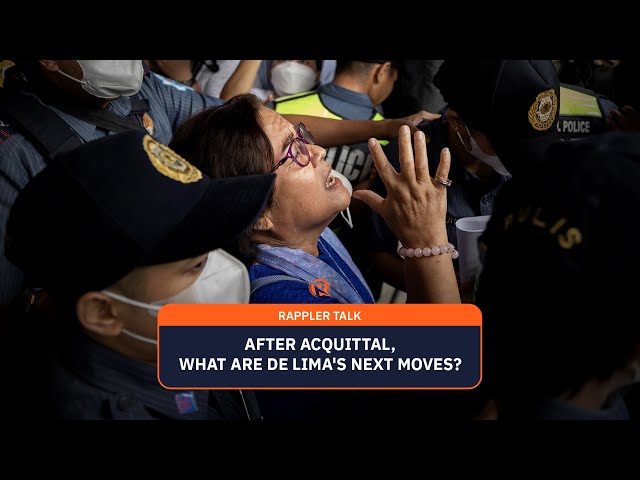 Rappler Talk: After acquittal, what are De Lima’s next moves?
