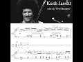 Keith Jarrett Vocal Transcription (Five Brothers)