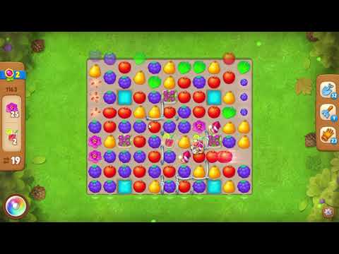 Gardenscapes 1163 Level - 28 moves - NO BooSTERS