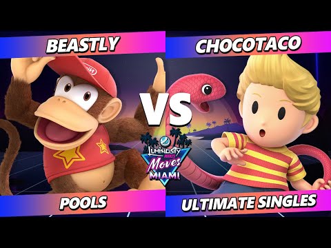 LMM Miami 2023 - Beastly (Diddy Kong) Vs. ChocoTaco (Lucas) Smash Ultimate - SSBU