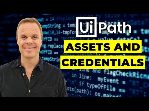 Part of a video titled UiPath - How to use Assets (Get Credential and Get Asset) - Tutorial