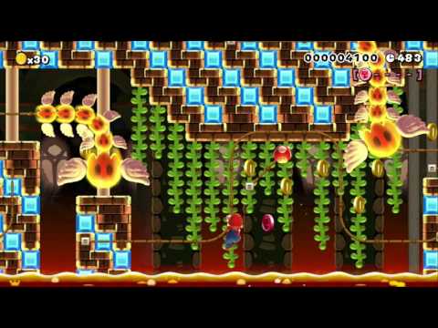 Lava Bubble Castle by Hyrulean - SUPER MARIO MAKER - NO COMMENTARY 1AV