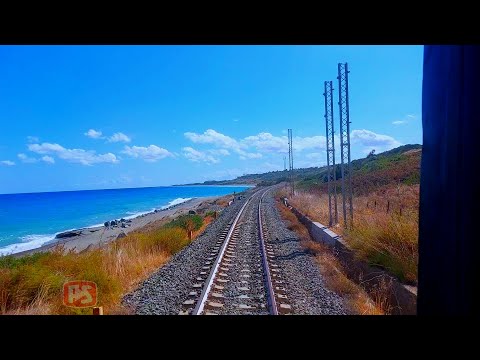 La meravigliosa FERROVIA JONICA! Intercity con D445 - TIMELAPSE tra Puglia, Basilicata e Calabria