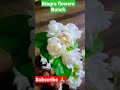 Mogra Flowers Bunch Beautiful Fragrance ArabianJasmine Flowers Mogra Arabianjasmin Viral Shorts