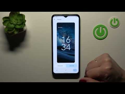 How to Change Lock Screen Wallpaper on NOKIA G60 - Change Wallpaper