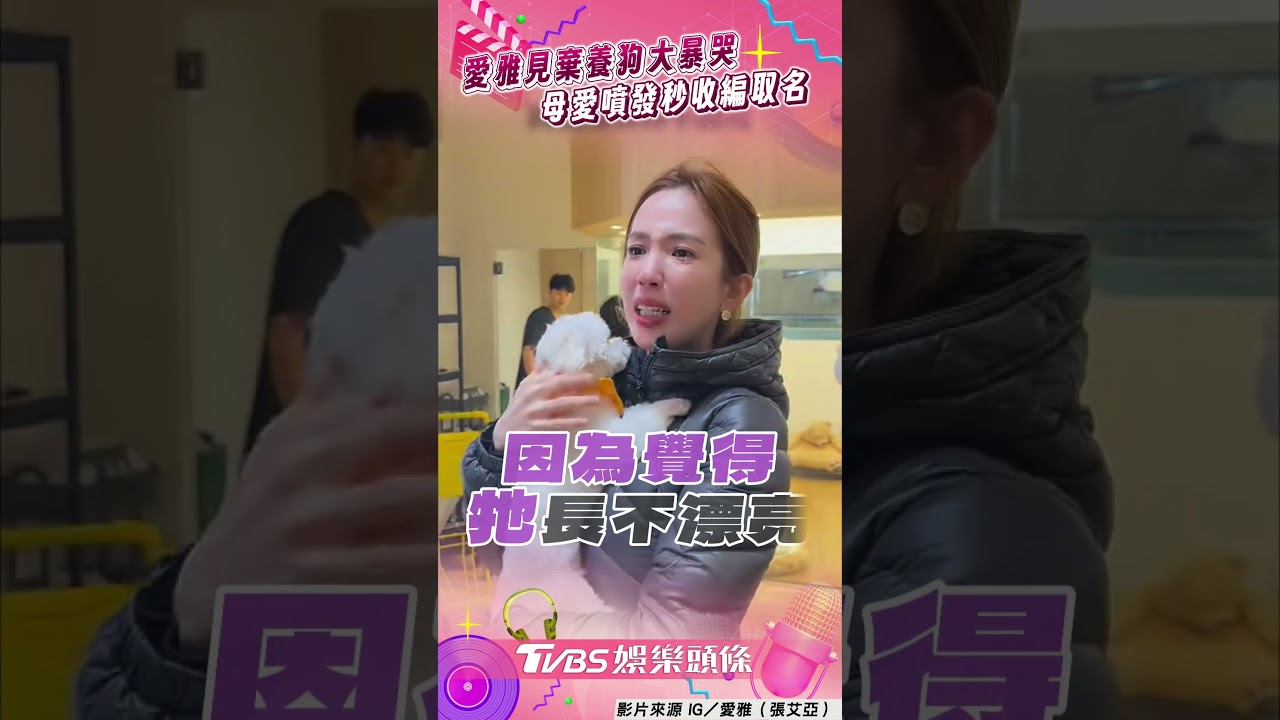 影音/愛雅暴哭母愛大噴發!不捨「歪齒狗」遭棄養直接收編