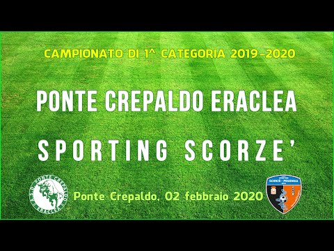 Ponte Crepaldo Eraclea - Sporting Scorzè. Prima categoria Veneto