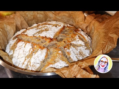 Dinkelsauerteigbrot aus dem Topf - einfache Handhabung - perfektes Brot mit Wahnsinnskruste!