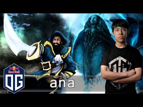 OG.ana Kunkka Gameplay - Unranked Match - OG Dota 2.