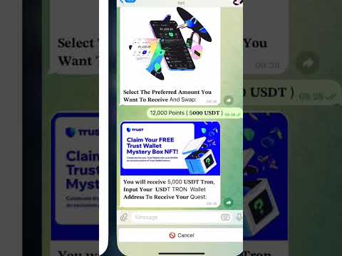 CLAIM FREE USDT WITH TRUST WALLET POINTS TODAY=EASY WAY TO WITHDREW $5000 USDT INSTANT CRYPTO #hack