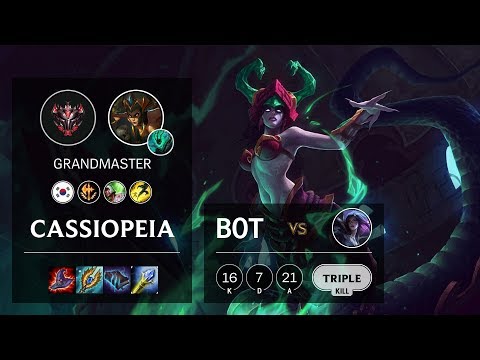 Cassiopeia Bot vs Kai'Sa - KR Grandmaster Patch 10.3
