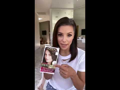How To Color Gray Hair At Home with Eva Longoria...