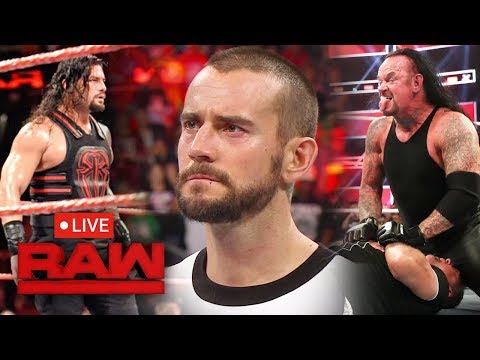 🔴 LIVE  - CM Punk | WWE Raw 15 July 2019 | Undertaker & Roman Reigns Highlights