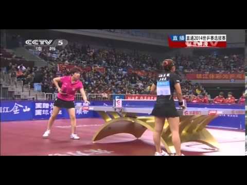 2014 China Trials for WTTTC: DING Ning - LIU Shiwen [Full Match/Chinese]