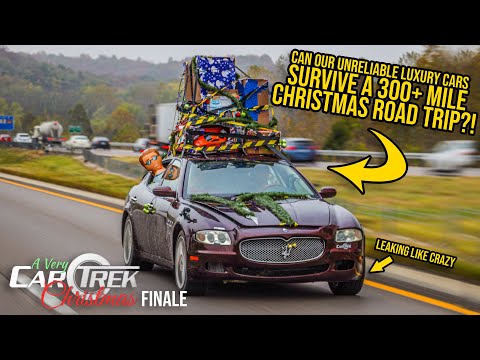 We Took Our Unreliable Luxury Cars On A 300+ Mile Christmas Road Trip (And They All BROKE)
