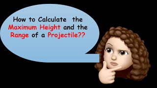 Projectile Motion- How to calculate Maximum Height and Range( Projectile Motion PHET Simulation) HSC